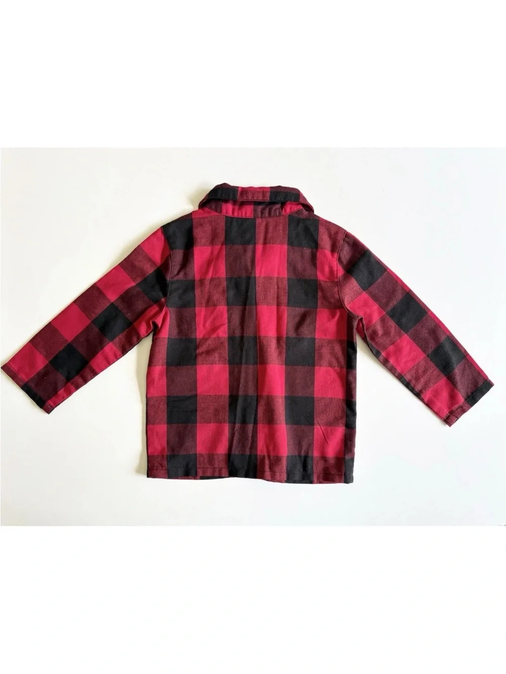 Old Navy Red and Black Buffalo Plaid Kids Pajama Set 3T Matching Family